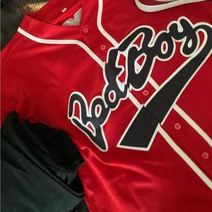 Biggie jersey size small red black white kinda big depending on your size